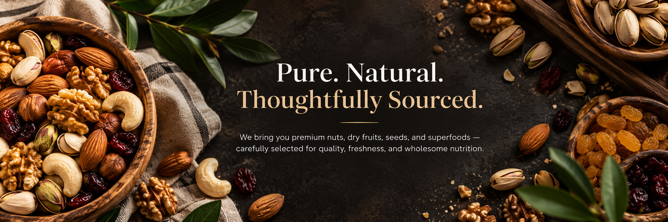 Healthy natural snacks