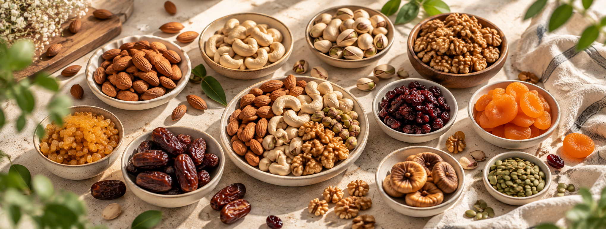 Premium nuts and dry fruits
